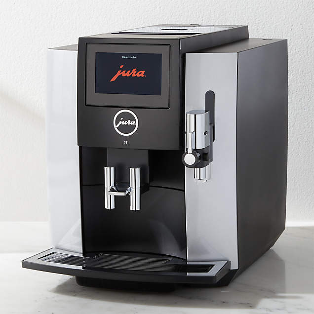 JURA E6 Platinum Espresso Machine + Reviews | Crate & Barrel