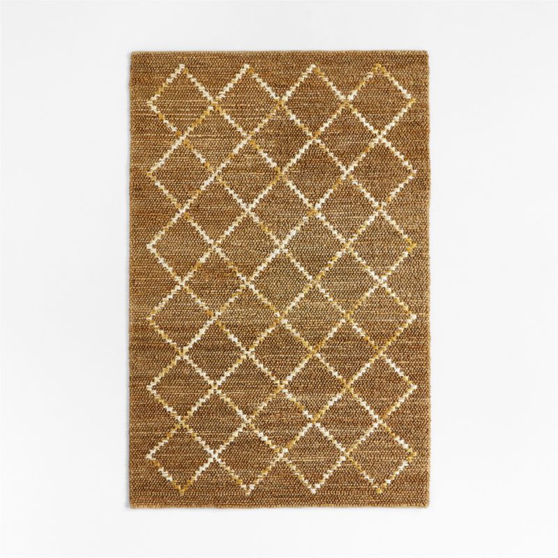 Arlequin Textured Diamond Ivory Kids Area Rug 5x8 - image 0 of 5