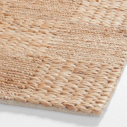 Hart Chunky Square Jute Area Rug 10'x14' by Jake Arnold