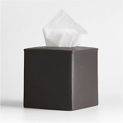View Juxon Black Tissue Box Cover details