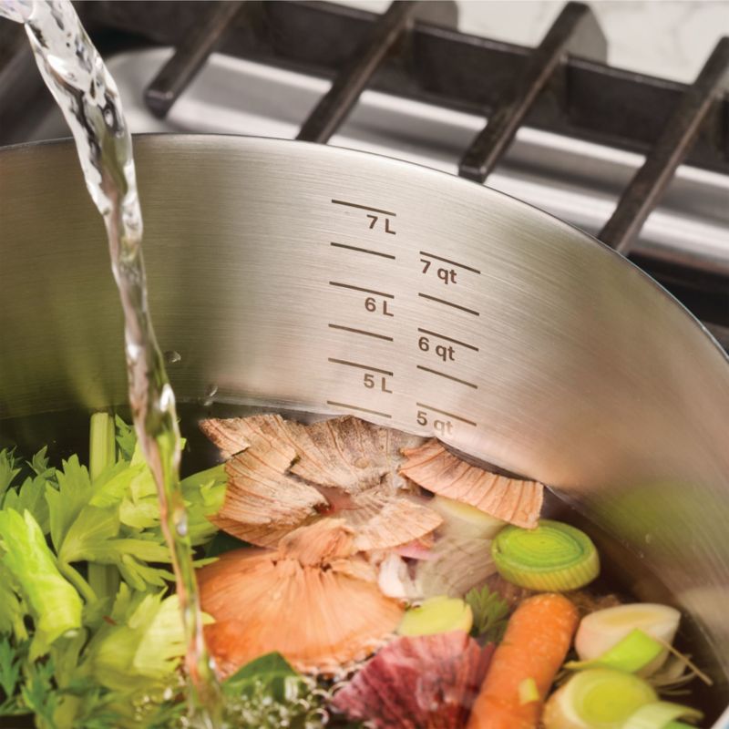 KitchenAid ® Agave Stainless Steel 3-Ply 8-Qt. Stockpot with Lid - image 2 of 6