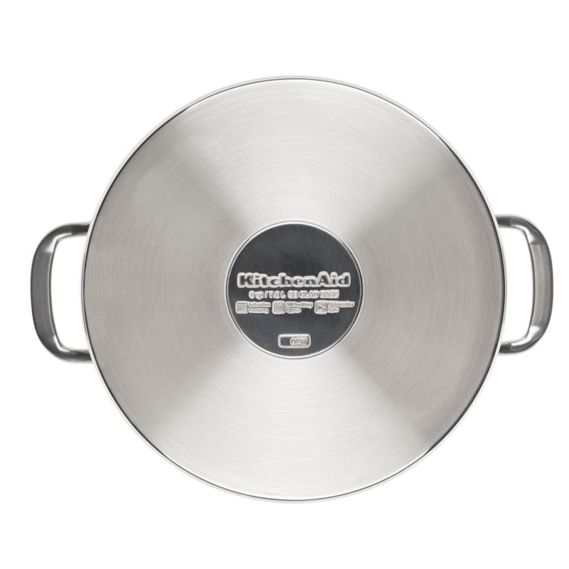 KitchenAid ® Agave Stainless Steel 3-Ply 8-Qt. Stockpot with Lid - image 5 of 6