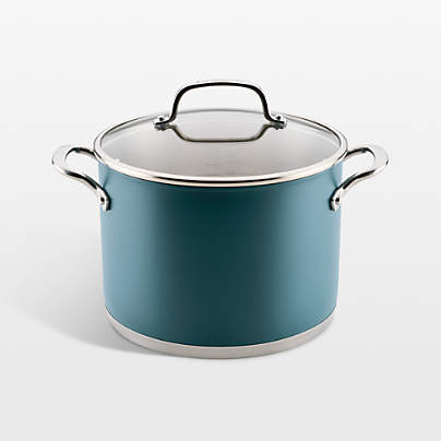 KitchenAid ® Agave Stainless Steel 3-Ply 8-Qt. Stockpot with Lid