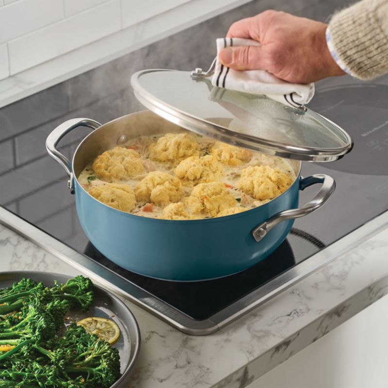 KitchenAid ® Agave 3-Ply Ceramic Non-Stick 4-Qt. Casserole with Lid - image 1 of 6