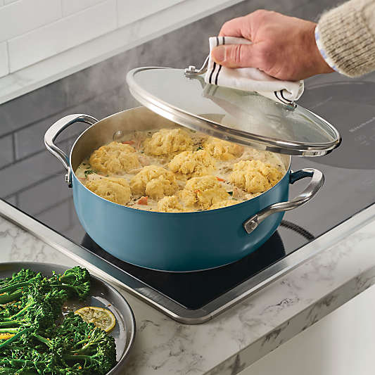 KitchenAid ® Agave 3-Ply Stainless Steel 4-Qt. Casserole with Lid