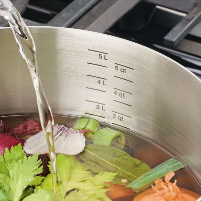 KitchenAid ® Agave Stainless Steel 3-Ply Ceramic Non-Stick 11-Piece Cookware Set - image 2 of 5