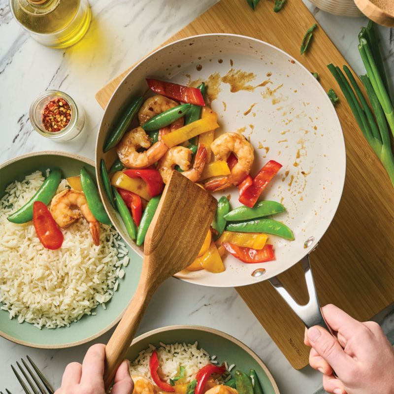 KitchenAid ® Wildflower Stainless Steel 3-Ply 9.5" Ceramic Non-Stick Fry Pan - image 2 of 6
