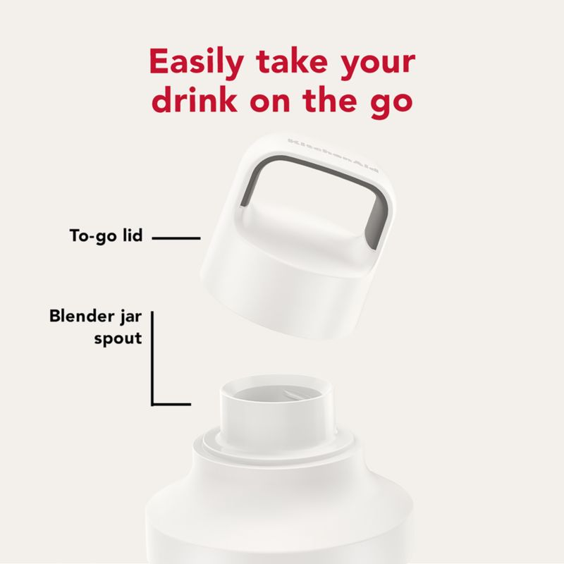 KitchenAid ® Go™ Porcelain White Cordless Personal Blender - image 3 of 4