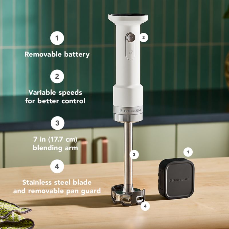 KitchenAid ® Go™ Porcelain White Cordless Hand Blender - image 1 of 5