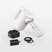 KitchenAid Go Porcelain White Cordless Hand Mixer + Reviews | Crate & Barrel