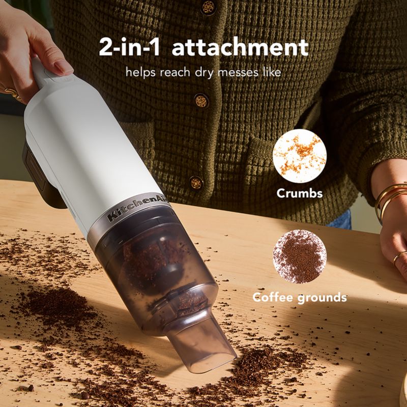 KitchenAid ® Go™ Porcelain White Cordless Kitchen Vacuum - image 1 of 4