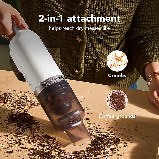 KitchenAid ® Go™ Porcelain White Cordless Kitchen Vacuum