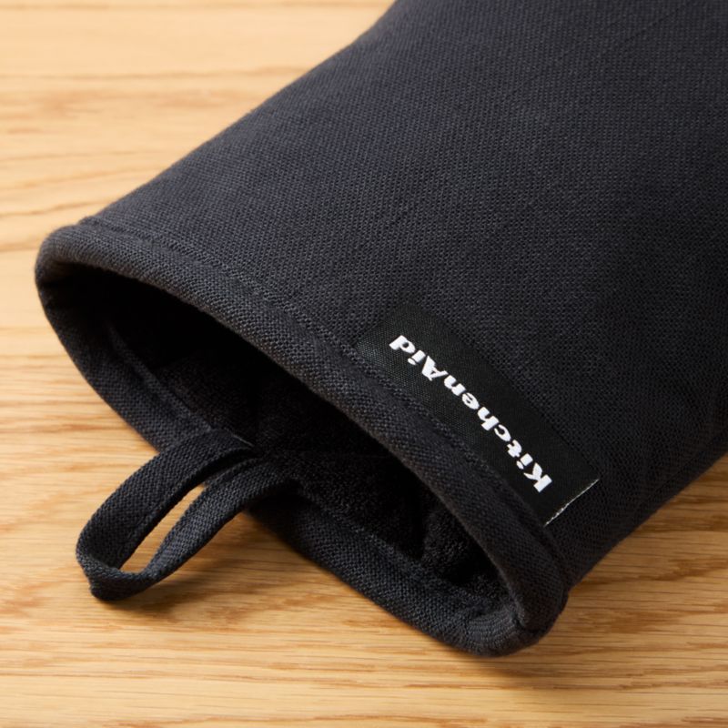 KitchenAid Gourmet Series Black Gridlines 2-Pack Mini Mitt Set - image 3 of 4