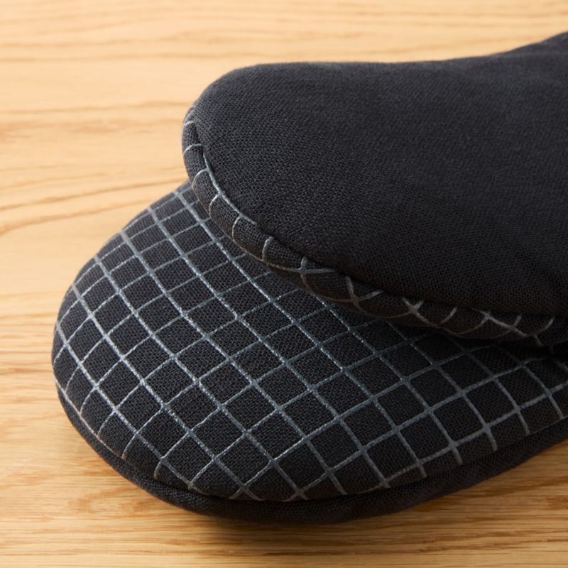 KitchenAid Gourmet Series Black Gridlines 2-Pack Mini Mitt Set - image 2 of 4