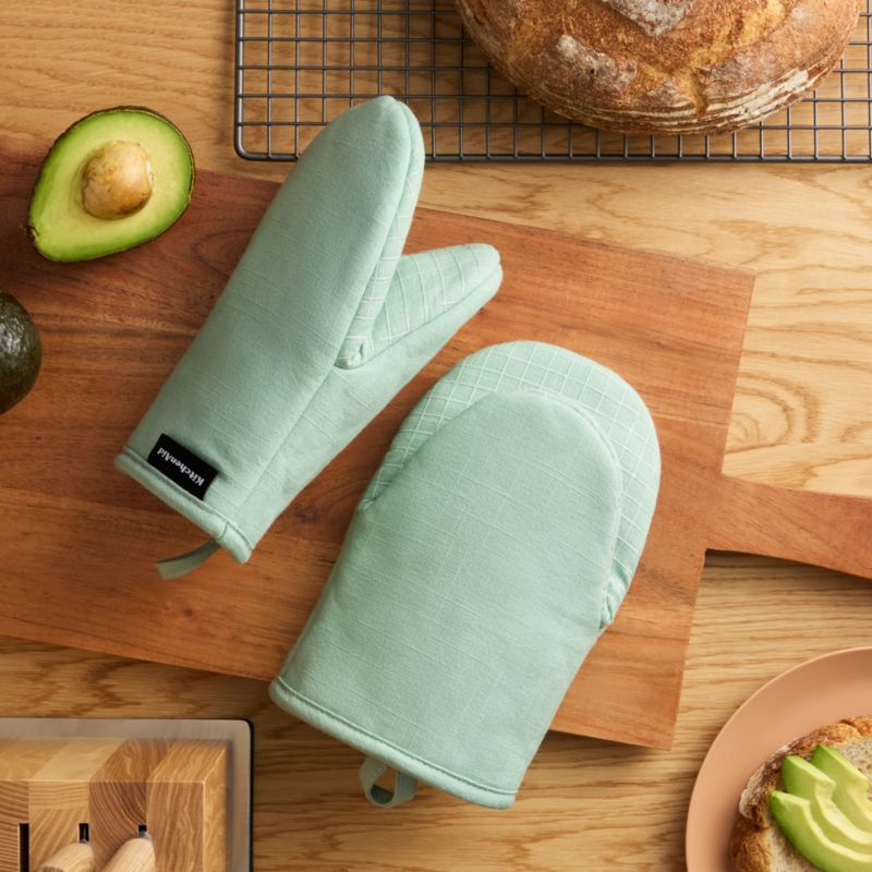KitchenAid Gourmet Series Pistachio Gridlines 2-Pack Mini Mitt Set - image 1 of 4