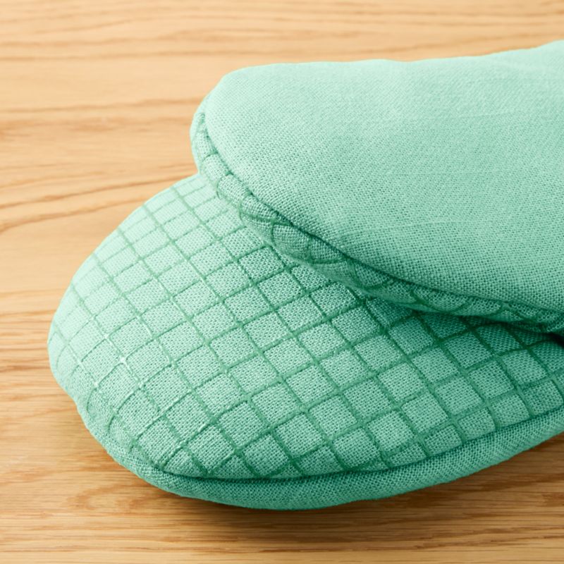 KitchenAid Gourmet Series Spearmint Gridlines 2-Pack Mini Mitt Set - image 3 of 4