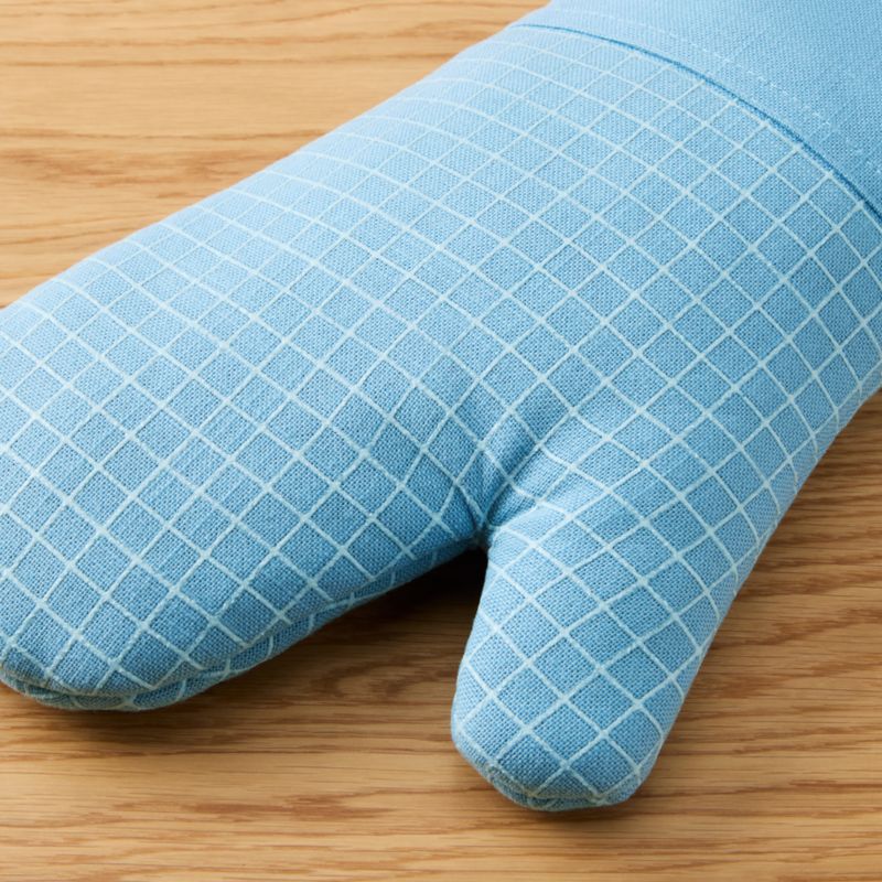 KitchenAid Gourmet Series Blue Velvet Gridlines 2-Pack Oven Mitt Set - image 3 of 4