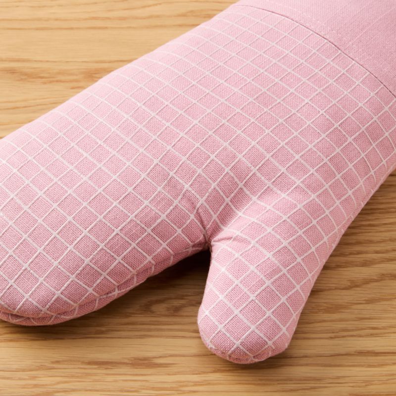 KitchenAid Gourmet Series Dried Rose Gridlines 2-Pack Oven Mitt Set - image 3 of 4