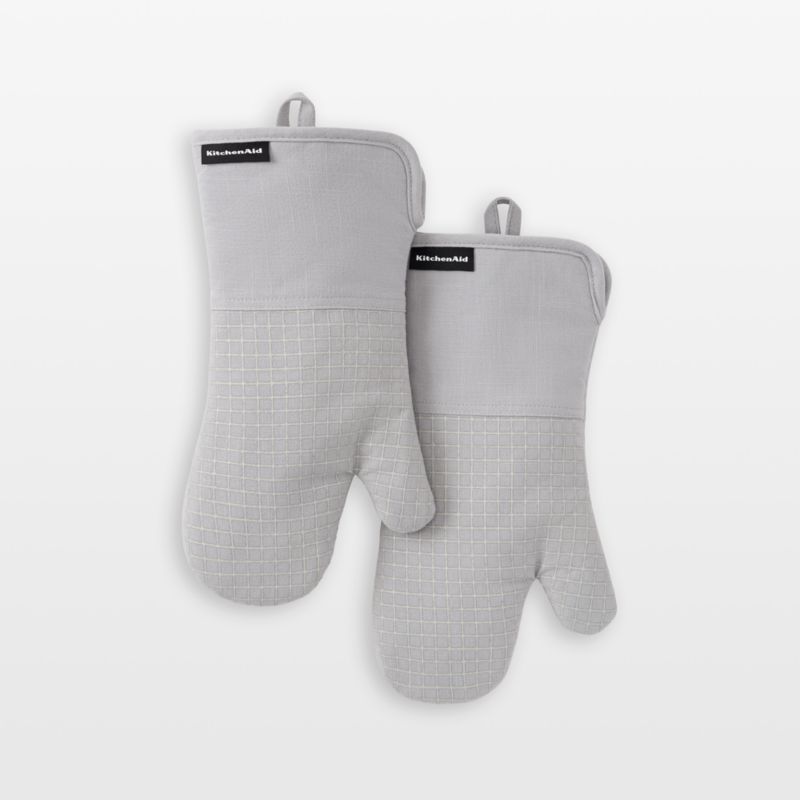 KitchenAid Gourmet Series Grey Gridlines 3-Pack Kitchen Towel Set - image 1 of 5