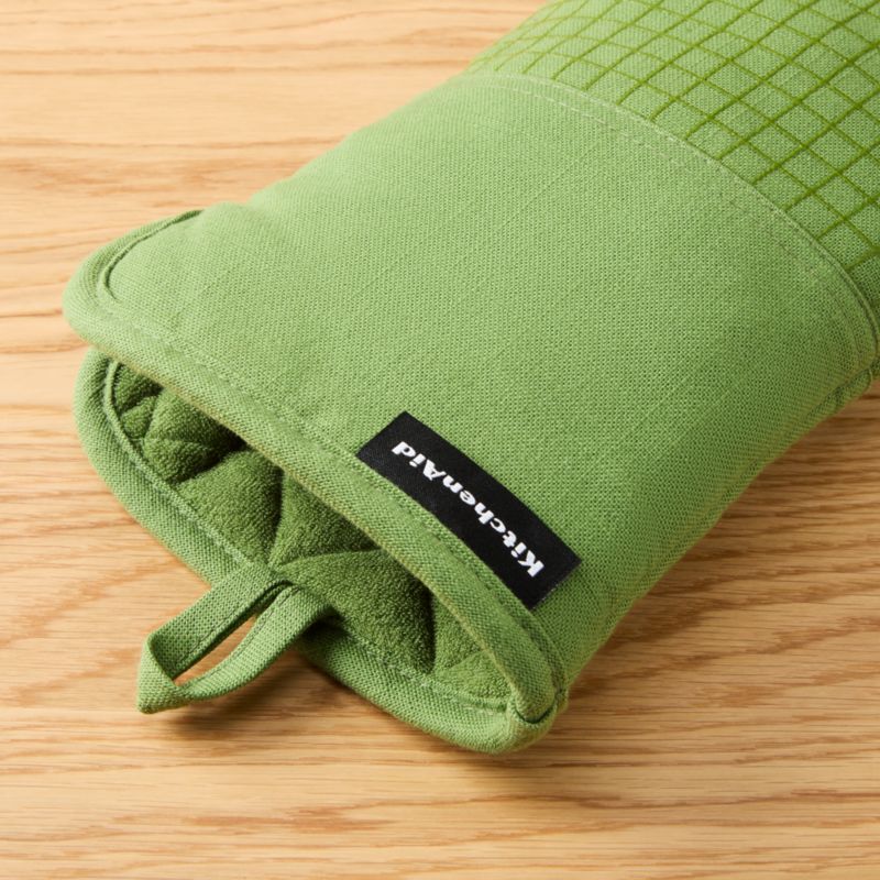 KitchenAid Gourmet Series Matcha Gridlines 2-Pack Oven Mitt Set - image 3 of 4