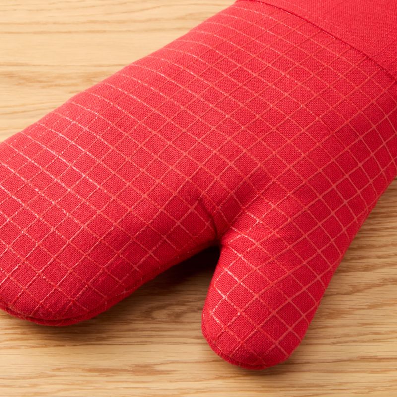 KitchenAid Gourmet Series Passion Red Gridlines 2-Pack Oven Mitt Set - image 3 of 4