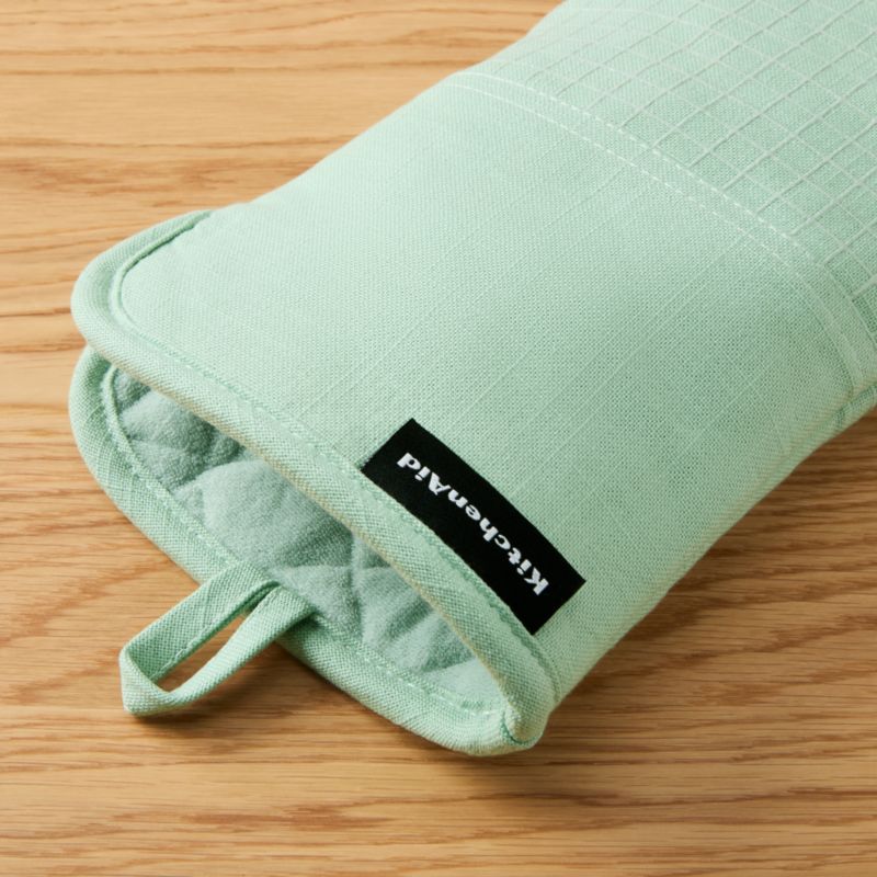 KitchenAid Gourmet Series Pistachio Gridlines 2-Pack Oven Mitt Set - image 3 of 4