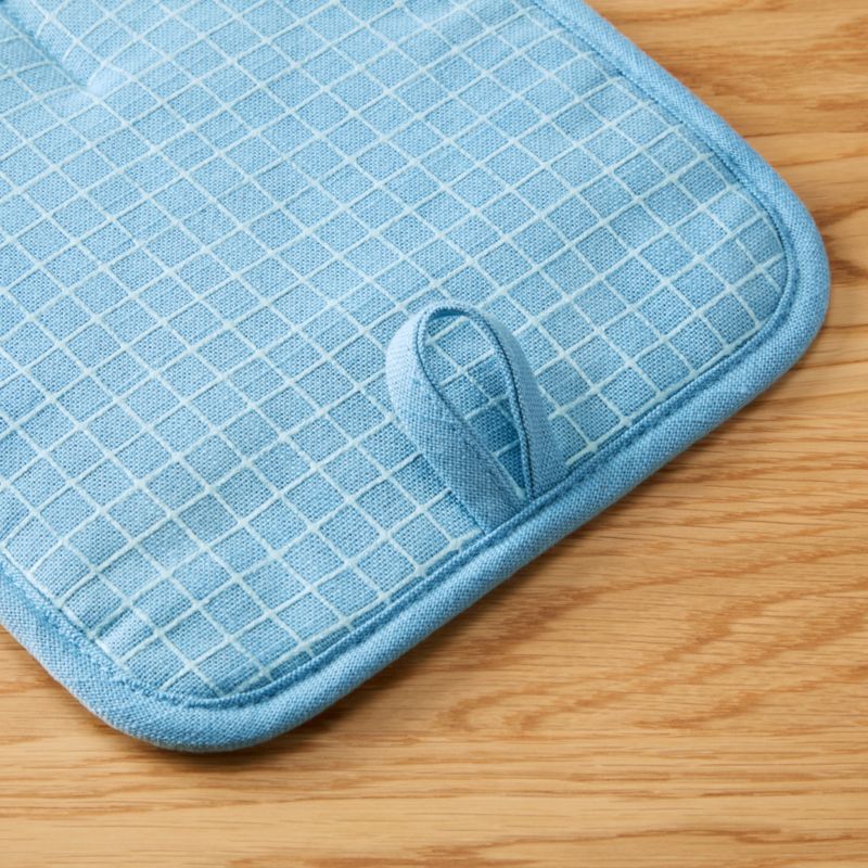 KitchenAid Gourmet Series Blue Velvet Gridlines 2-Pack Potholder Set - image 3 of 4