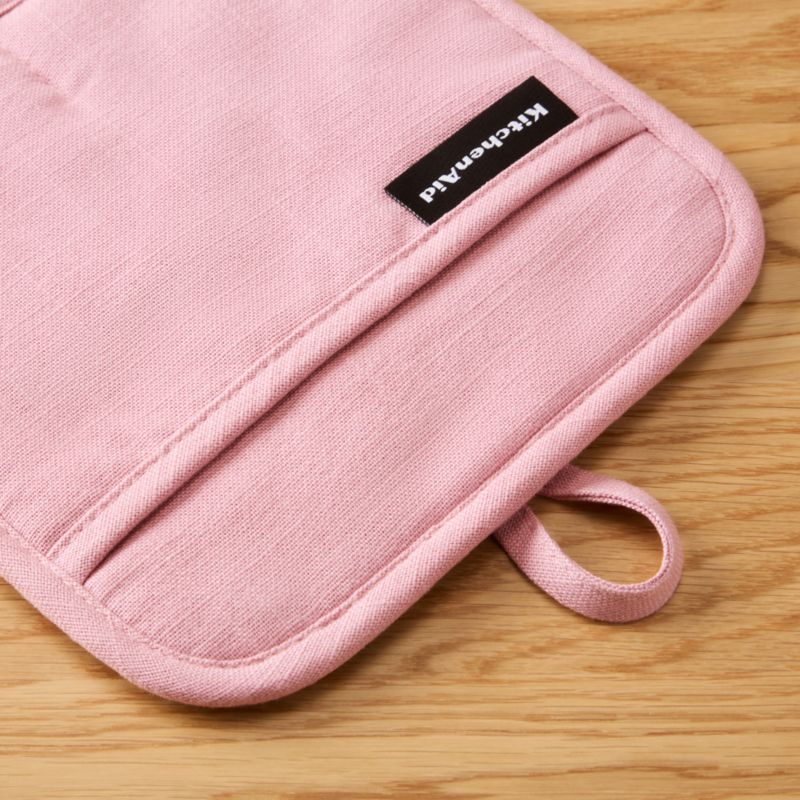 KitchenAid Gourmet Series Dried Rose Gridlines 2-Pack Potholder Set - image 2 of 4