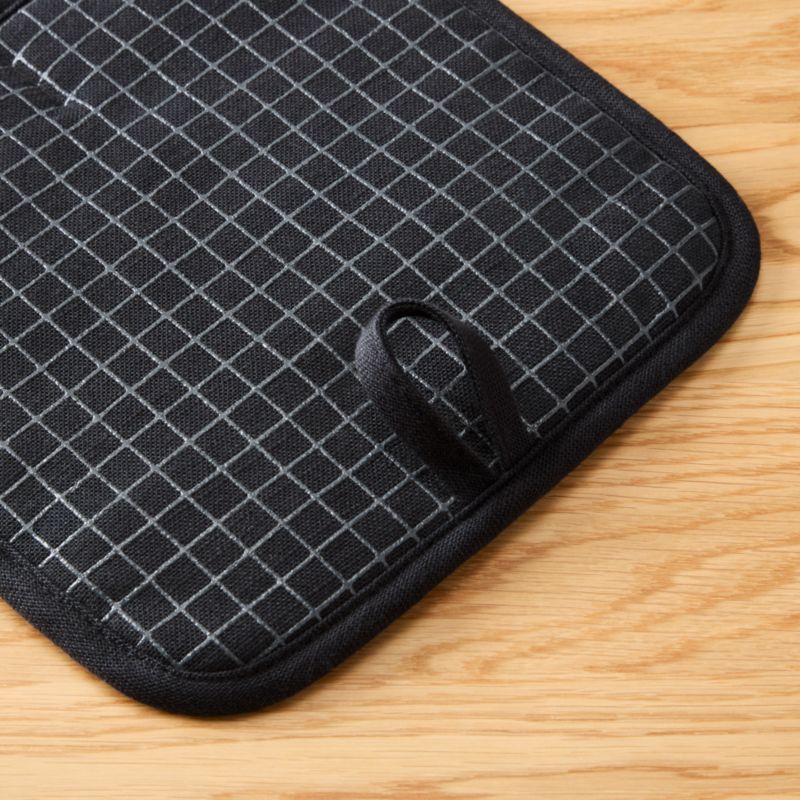 KitchenAid Gourmet Series Black Gridlines 2-Pack Potholder Set - image 2 of 4