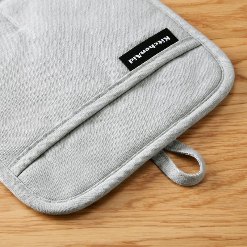 KitchenAid Gourmet Series Grey Gridlines 2-Pack Potholder Set - image 2 of 4