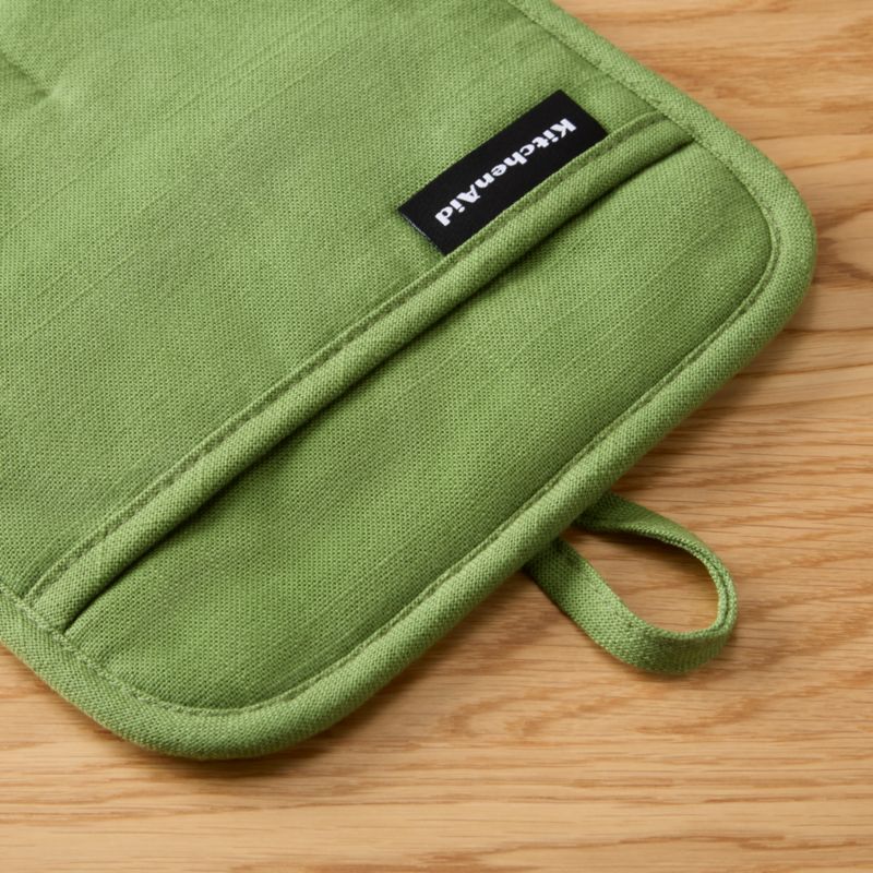 KitchenAid Gourmet Series Matcha Gridlines 2-Pack Potholder Set - image 3 of 4