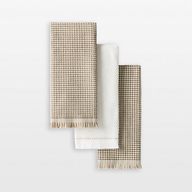 View KitchenAid Gourmet Series Milkshake Gridlines 3-Pack Kitchen Towel Set details