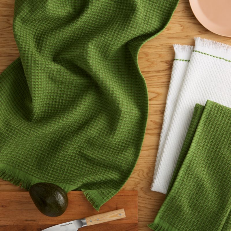 KitchenAid Gourmet Series Matcha Gridlines 3-Pack Kitchen Towel Set - image 1 of 4