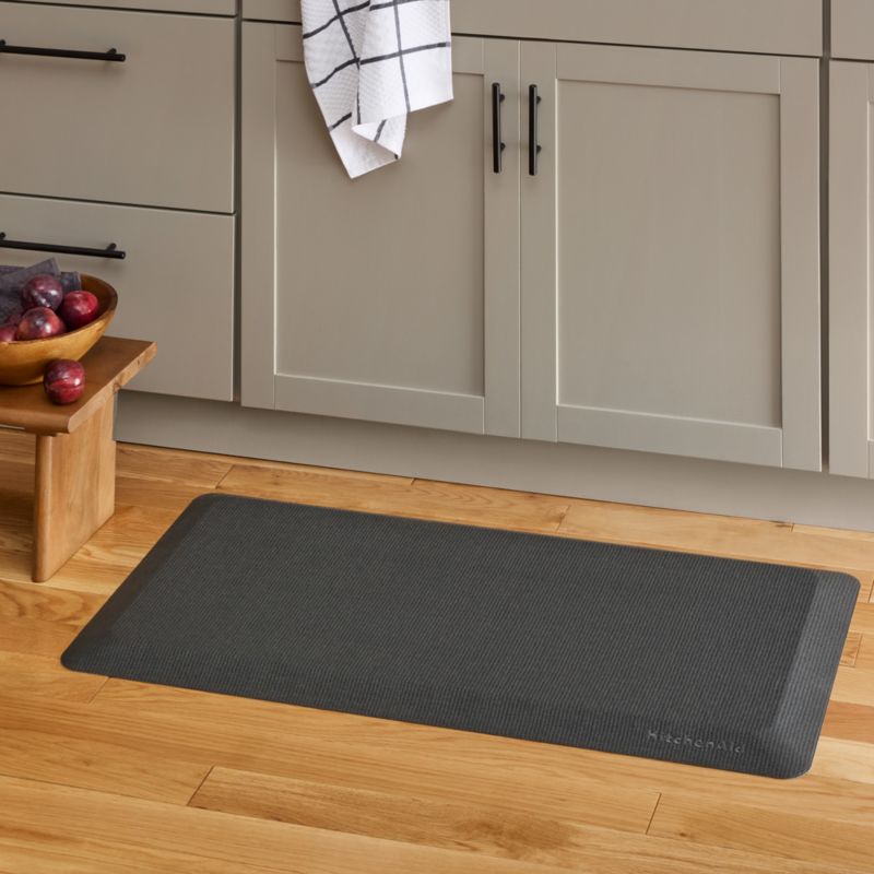 KitchenAid Gourmet Series Charcoal Grey Solid Gel Comfort Kitchen Mat - image 1 of 4