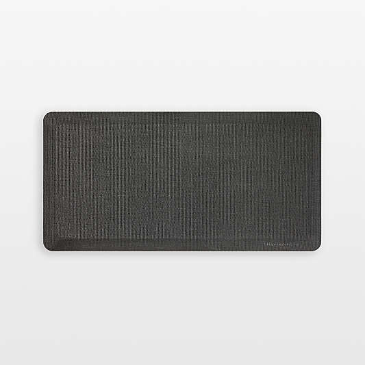 KitchenAid Gourmet Series Charcoal Grey Solid Gel Comfort Kitchen Mat