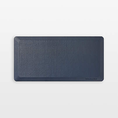 KitchenAid Gourmet Series Ink Blue Solid Gel Comfort Kitchen Mat