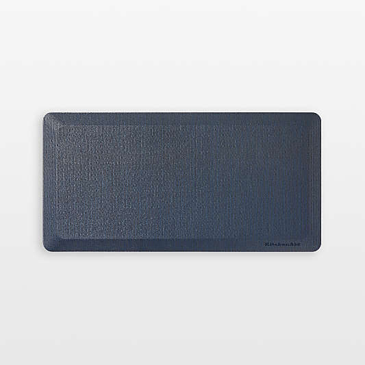 KitchenAid Gourmet Series Ink Blue Solid Gel Comfort Kitchen Mat