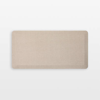 KitchenAid Gourmet Series Milkshake Tan Solid Gel Comfort Kitchen Mat