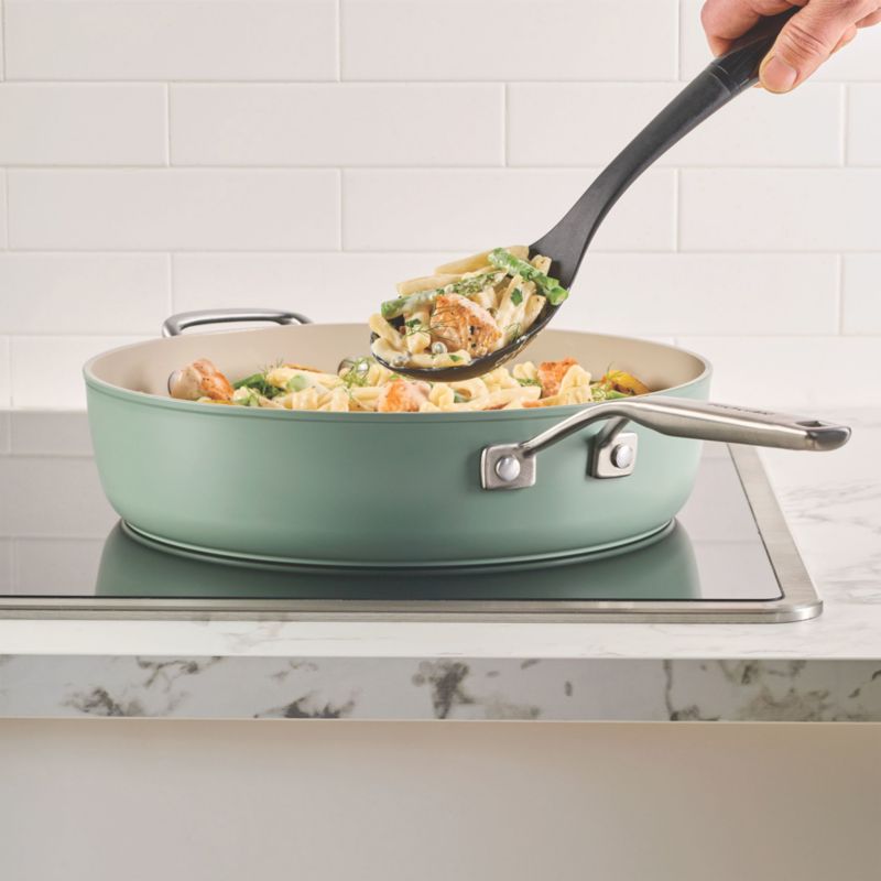 KitchenAid ® Cardamom Hard-Anodized Ceramic Non-Stick 5-Qt. Saute Pan with Lid - image 3 of 6