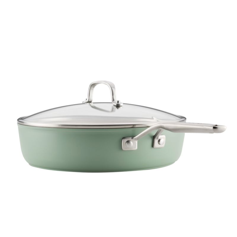 KitchenAid ® Cardamom Hard-Anodized Ceramic Non-Stick 5-Qt. Saute Pan with Lid - image 5 of 6