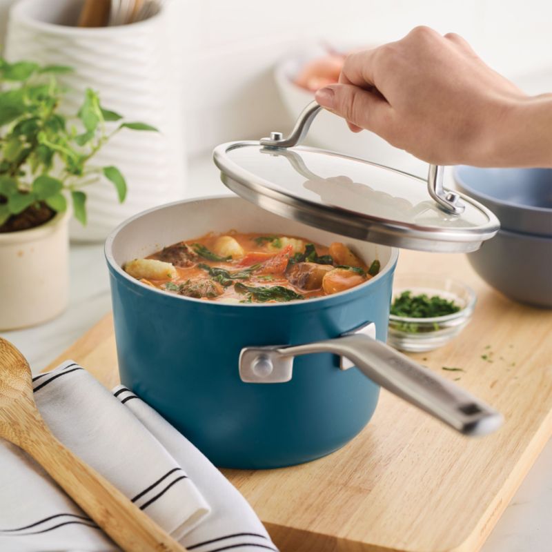 KitchenAid ® Agave Hard-Anodized Ceramic Non-Stick Induction 2-Qt. Saucepan with Lid - image 1 of 6