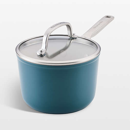 KitchenAid ® Agave Hard-Anodized Ceramic Nonstick Induction 2-Qt. Saucepan with Lid