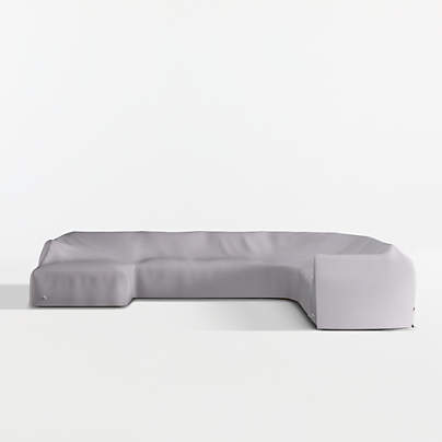 KoverRoos®MAX Ipanema Outdoor 4-Piece Corner Left-Arm Chaise Right-Arm Sofa Cover by KoverRoos