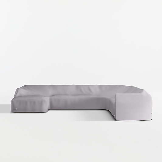 KoverRoos®MAX Ipanema Outdoor 4-Piece Corner Left-Arm Chaise Right-Arm Sofa Cover by KoverRoos