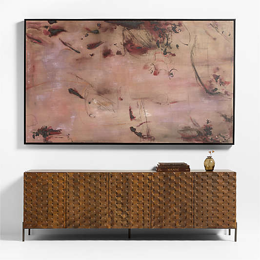 "Hygge" by Huda Hashim 86.5"x51.5" Framed Wall Art Print