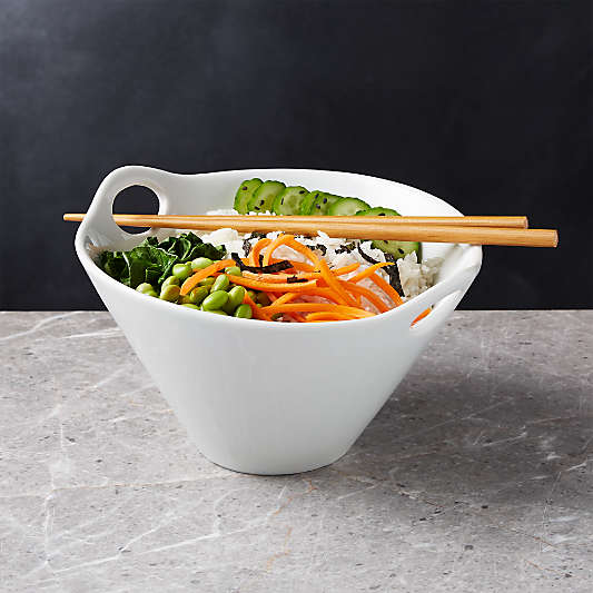 Kai 8" Noodle Bowl with Chopsticks