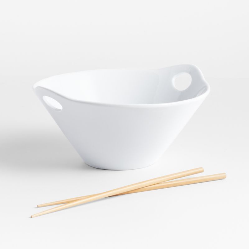 Kai 11" Noodle Bowl with Chopsticks