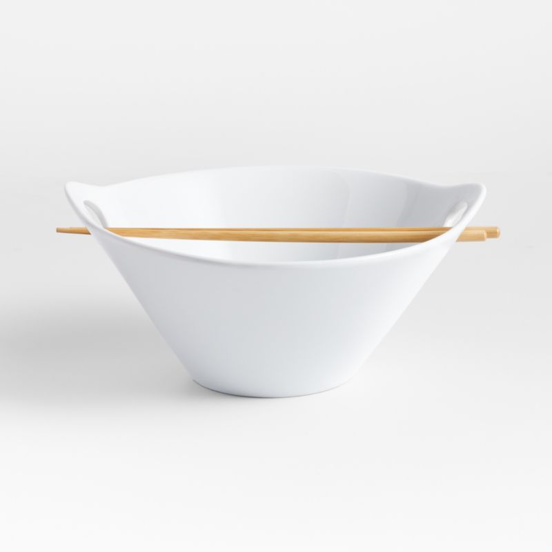 Kai 11" Noodle Bowl with Chopsticks