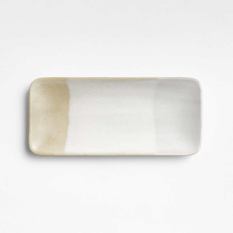 Kaito 10" Rectangle Stoneware Sushi Plate - image 0 of 2