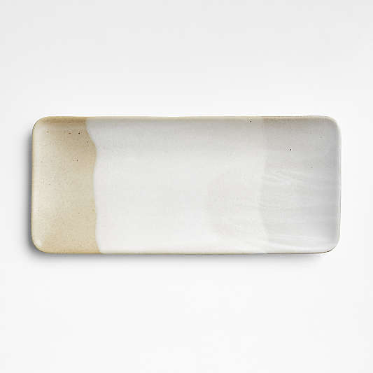 Kaito 14" Rectangle Stoneware Sushi Platter